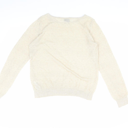 Vero Moda Women's Ivory Pullover Jumper Size M