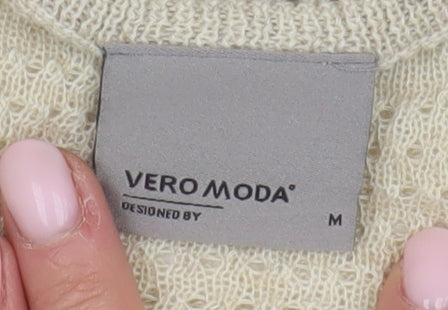 Vero Moda Women's Ivory Pullover Jumper Size M