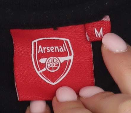 Arsenal Men's Black Short Sleeve Polo Shirt - M