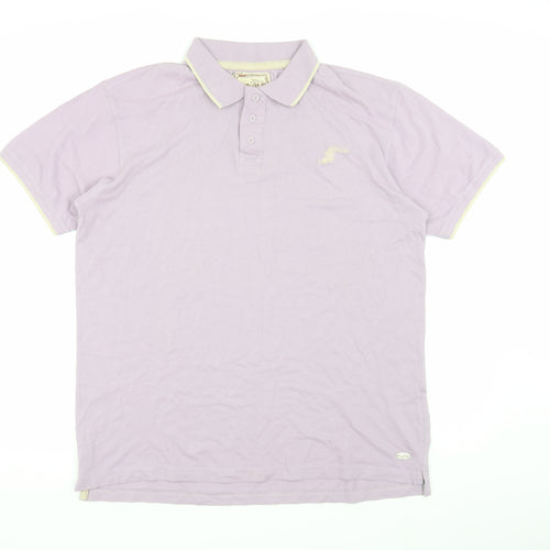Goodyear Men's Purple XL Vintage Polo Shirt