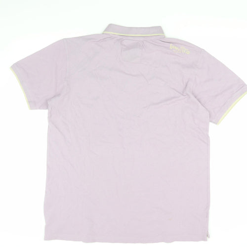 Goodyear Men's Purple XL Vintage Polo Shirt