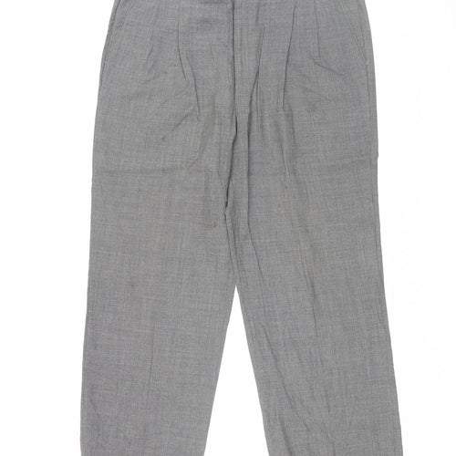 Jaeger Men's Grey Pleated Dress Pants XL