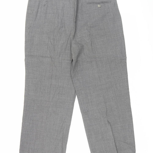Jaeger Men's Grey Pleated Dress Pants XL