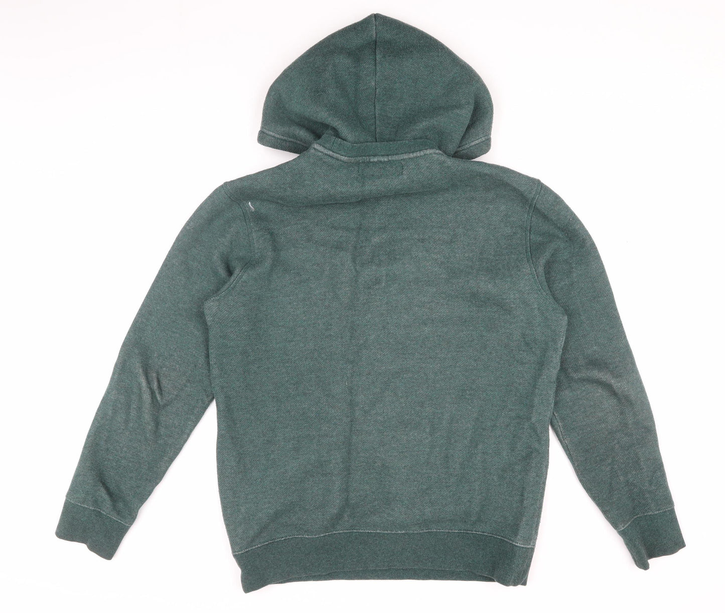 H&M Men's Green Pullover Hoodie M - Hooded Fleece
