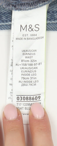 Marks & Spencer Men's Slim Light Blue Jeans
