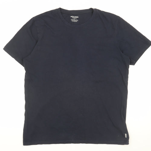 Jack & Jones Men's Black XL Crew Neck T-Shirt
