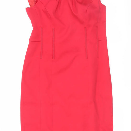 Coast Women's Red Sheath Dress Size 14