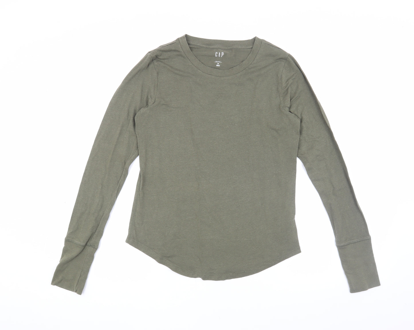 GAP Women's Green M Lightweight Long Sleeve T-Shirt