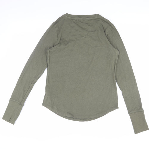 GAP Women's Green M Lightweight Long Sleeve T-Shirt