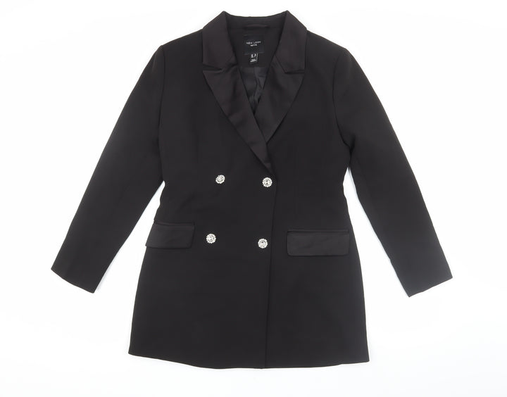 New Look Women Black Petite Jacket Dress UK Size 10
