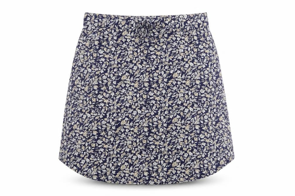 Hush Women's Blue Floral Cotton Skirt Size 12