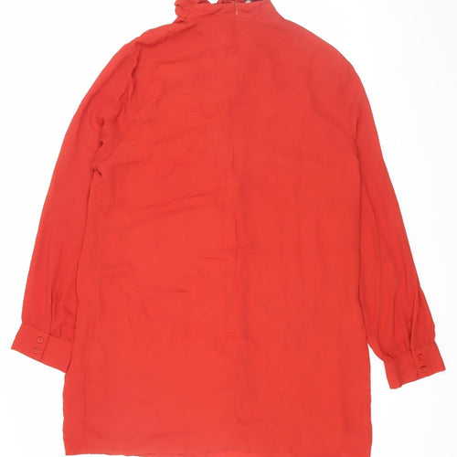 Fashion Union Women's Red Shift Dress Size 16