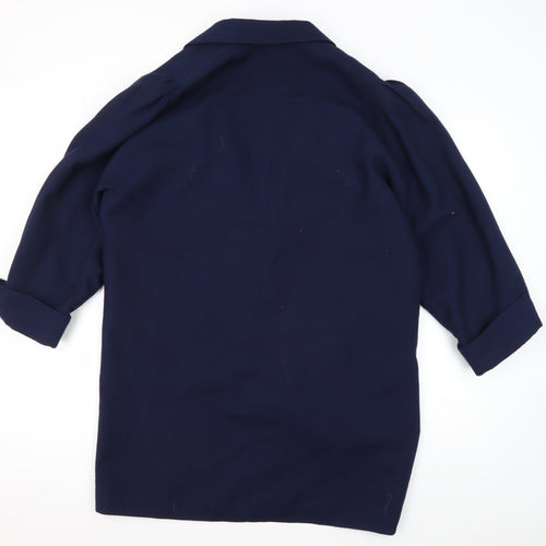 Yessica Women's Blue Long Overcoat Size 12