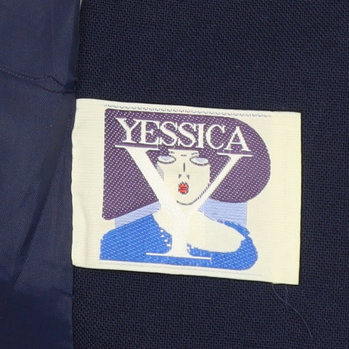 Yessica Women's Blue Long Overcoat Size 12