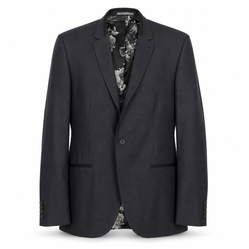 Front view of Next Men's Black Blazer, size 42R, Regular Fit Formal