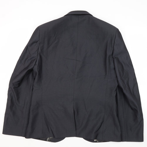 Next Men's Black Blazer, Size 42R, Regular Fit Formal