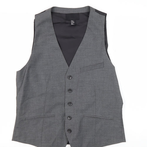 H&M Men’s Grey Suit Waistcoat 40R