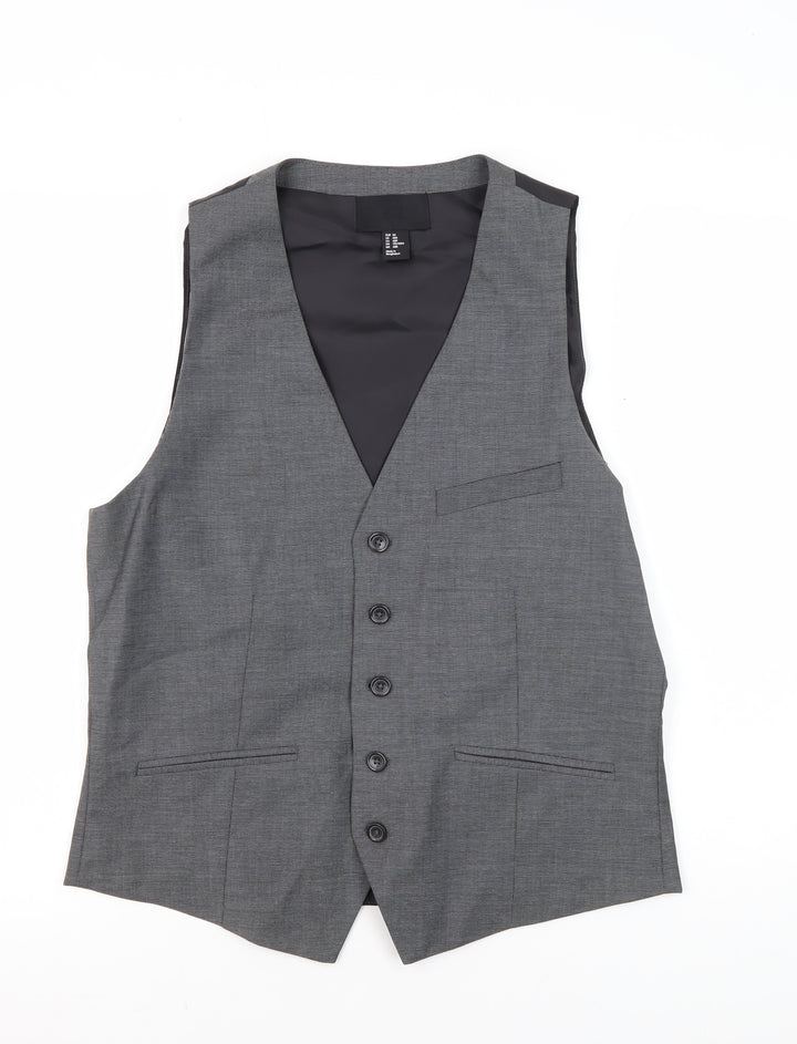 H&M Men’s Grey Suit Waistcoat 40R