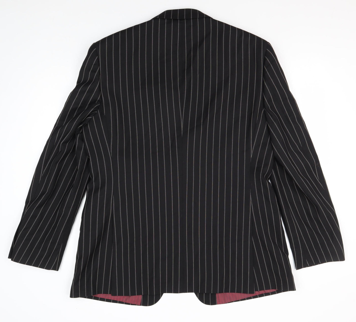 Be Berwin Men's Black Striped Blazer - Size 42