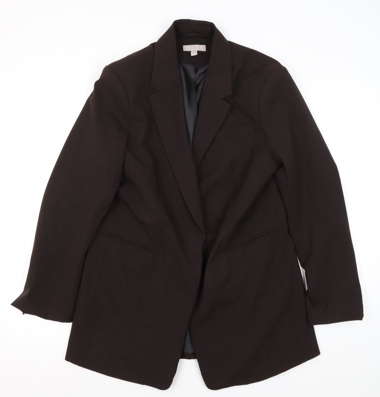 H&M Women's Black Trouser Suit Jacket Size 12