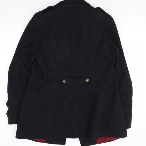 River Island Women's Black Military Jacket Size 12