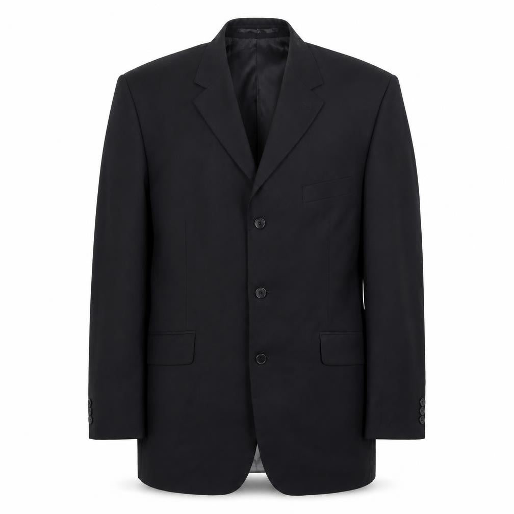 Front view of Burton Men's Black Regular Blazer 44R