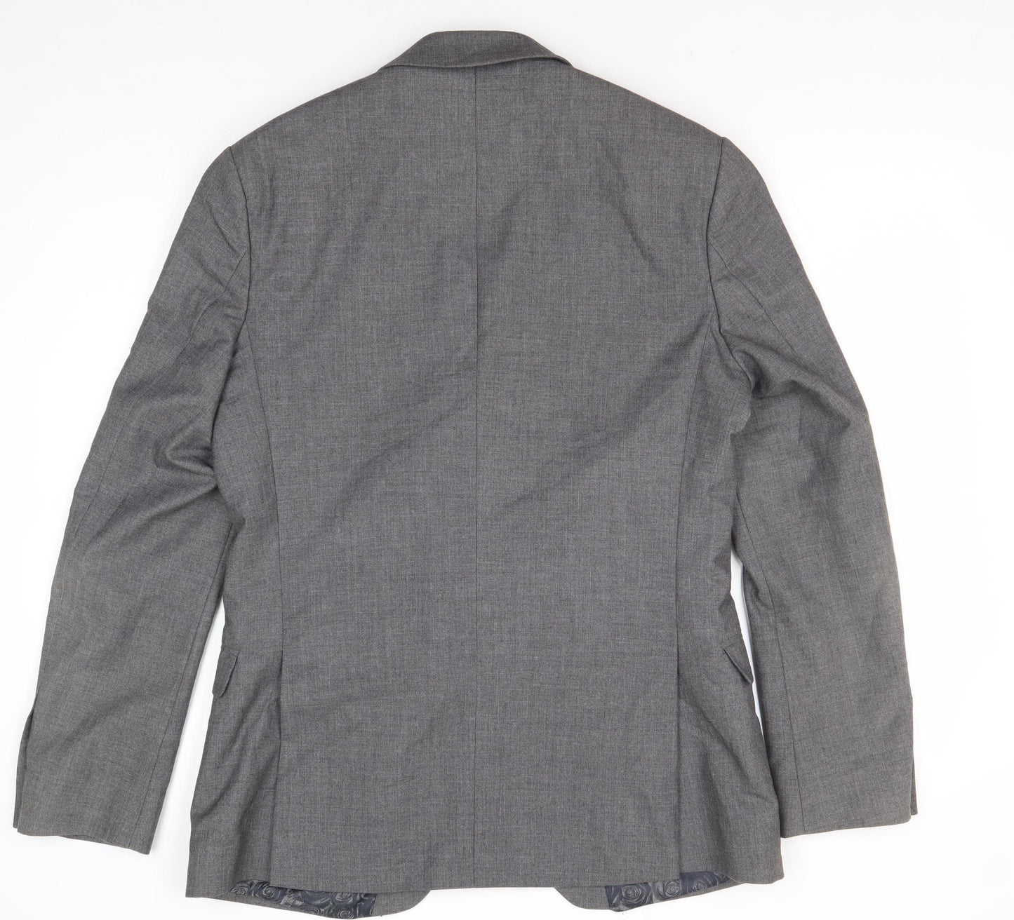 Scott & Taylor Men's Grey Slim Blazer 38R