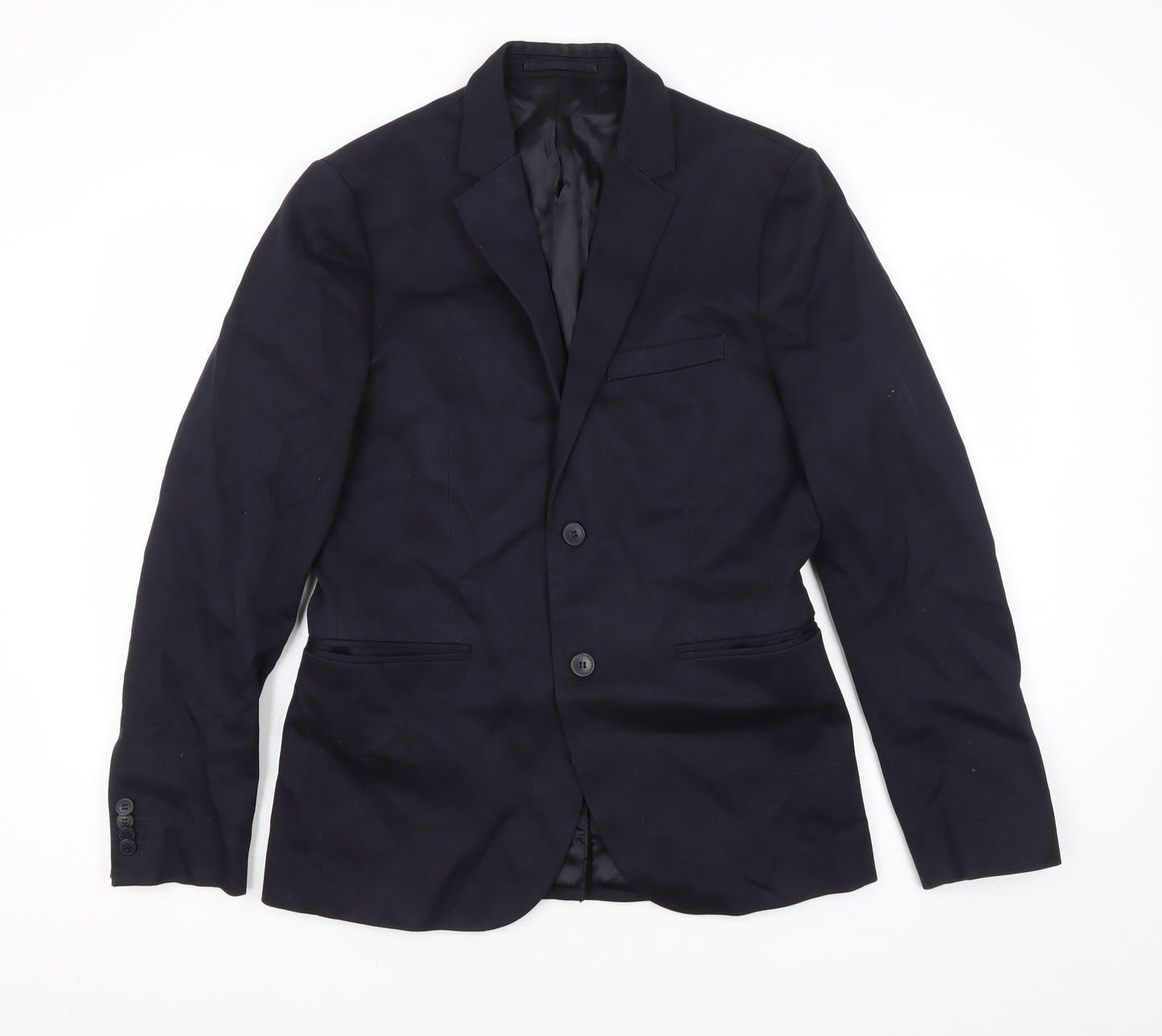 H&M Men's Black Slim Blazer Size 38R