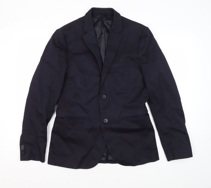 H&M Men's Black Slim Blazer Size 38R