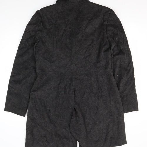 Wallis Women's Black Long Coat Size 12 Business Formal