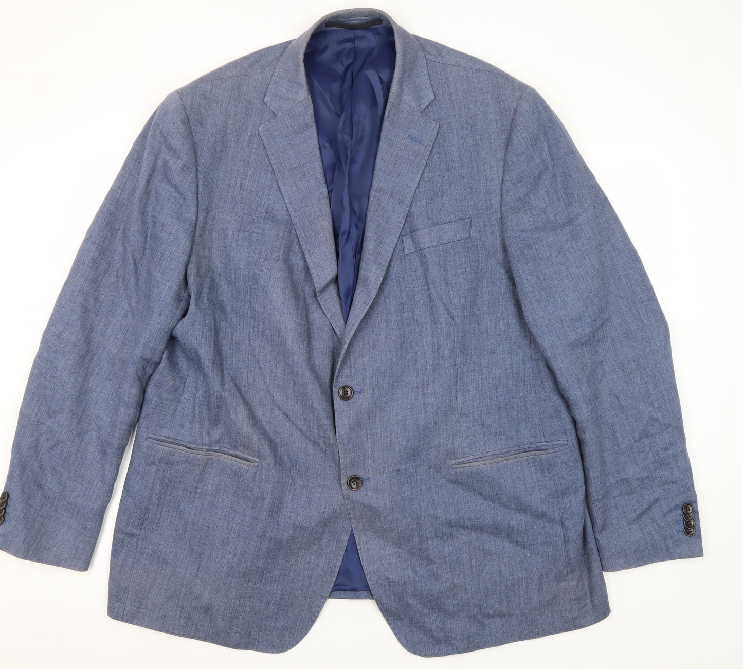 Marks and Spencer Men's Blue Blazer, 46 Regular Fit