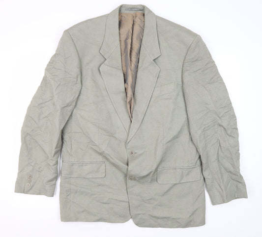 Men's Beige Regular Suit Jacket, 40 Size