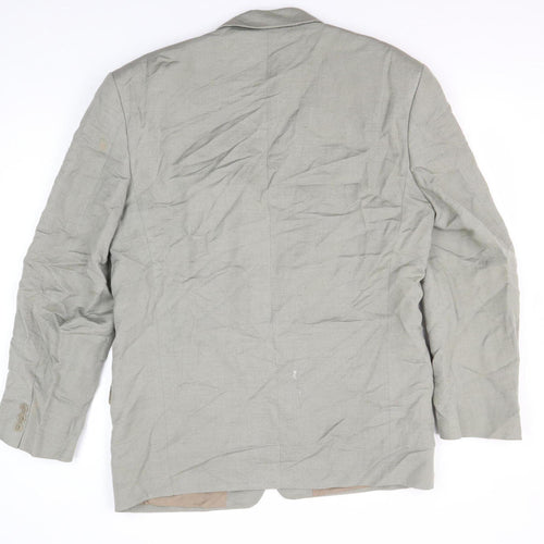 Men's Beige Regular Suit Jacket, 40 Size