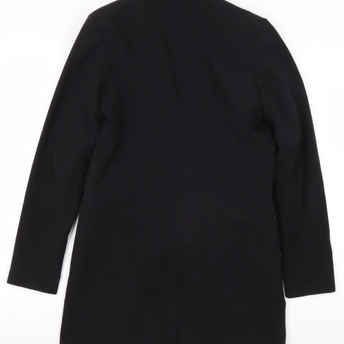 ASOS Women's Black Long Overcoat Size 8