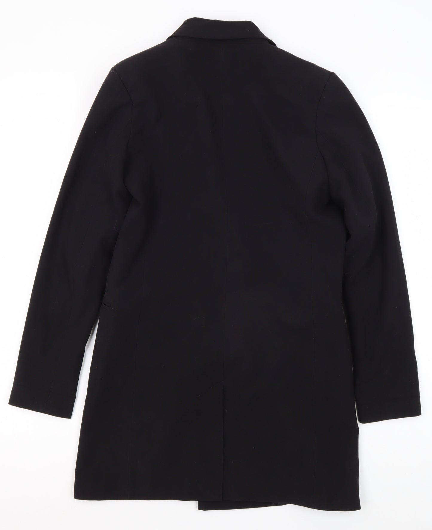 ASOS Women's Black Long Overcoat Size 8
