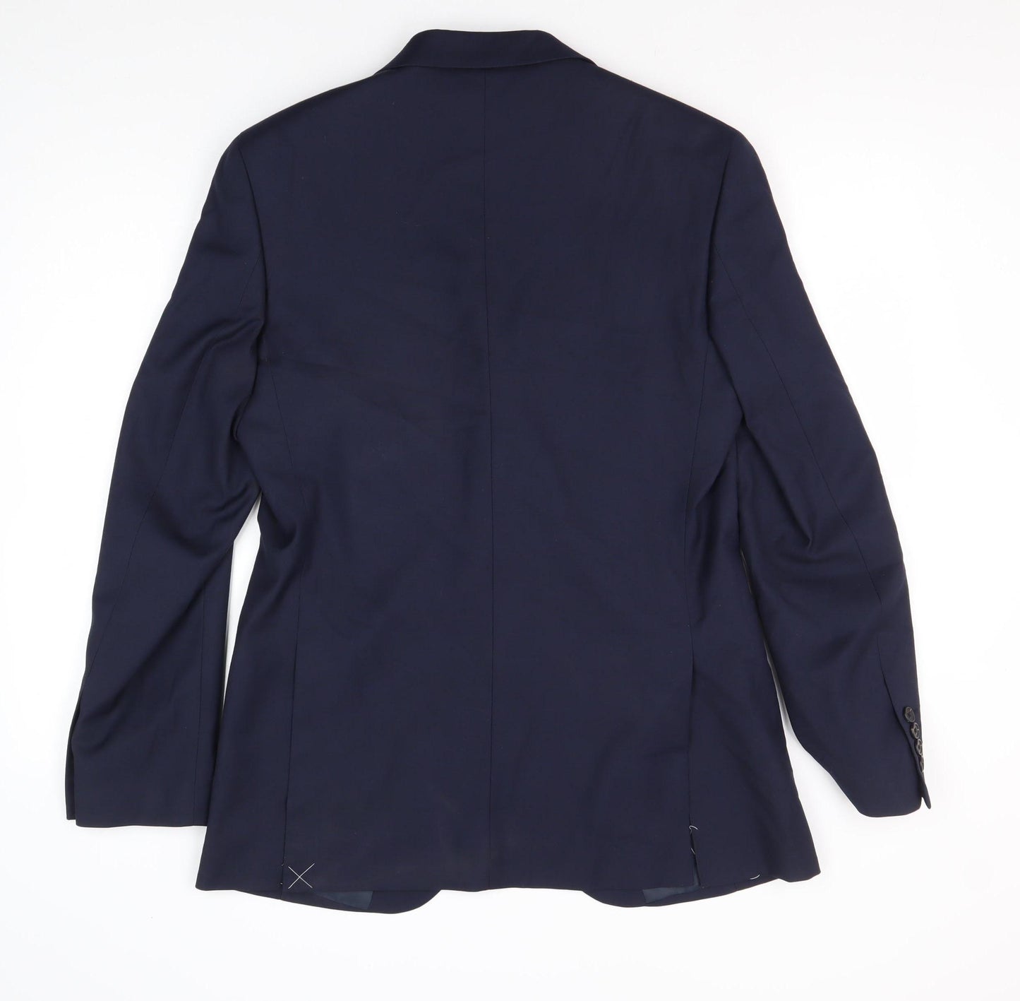 Marks and Spencer Men's Blue Blazer, Size 38, Regular Fit