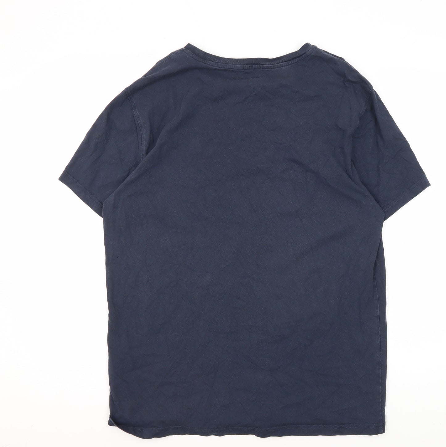 Tommy Hilfiger Men's Blue Cotton T-Shirt L