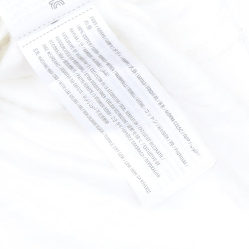 Abercrombie & Fitch White Floral Men's M T-Shirt
