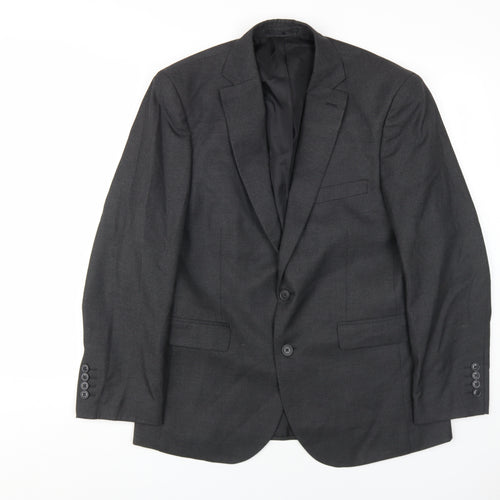 Moss Esq. Men's Black Suit Jacket Size 40S