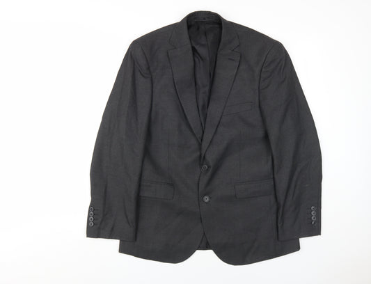 Moss Esq. Men's Black Suit Jacket Size 40S