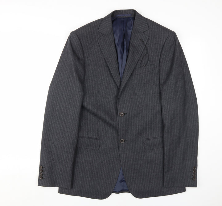 Marks and Spencer Men's Grey 38 Blazer Long Fit