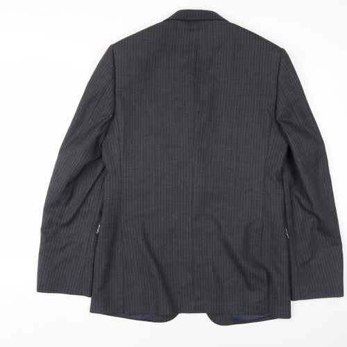 Marks and Spencer Men's Grey 38 Blazer Long Fit
