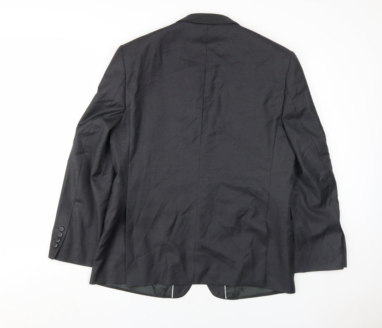 Lanificio Cerruti Men's Black Blazer, Short Fit, 42S