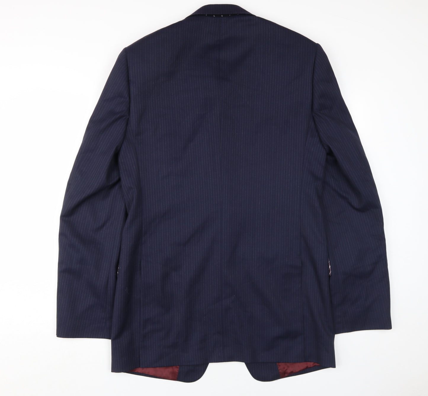 Marks and Spencer Men's Blue 38 Extra Long Wool Blazer