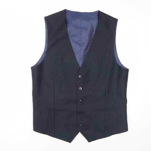 Focus Men's Black Suit Waistcoat Size 42R