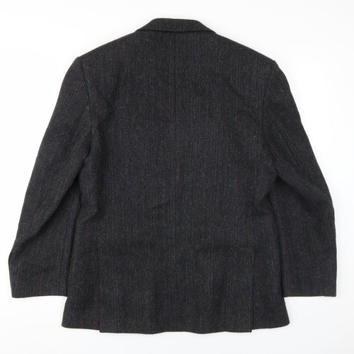 Scott International Men's Grey Wool Blazer, Size 38S