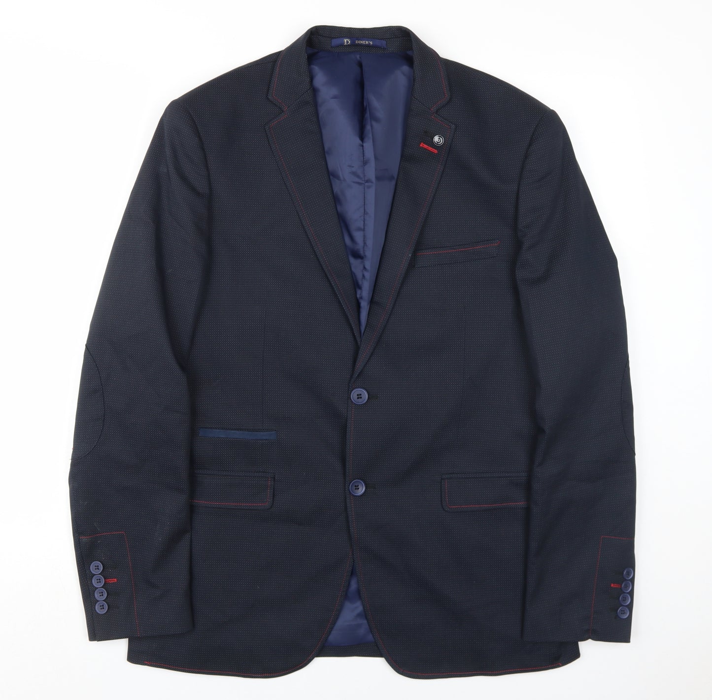 Diner's Men's Blue Blazer Size 40 Regular Fit