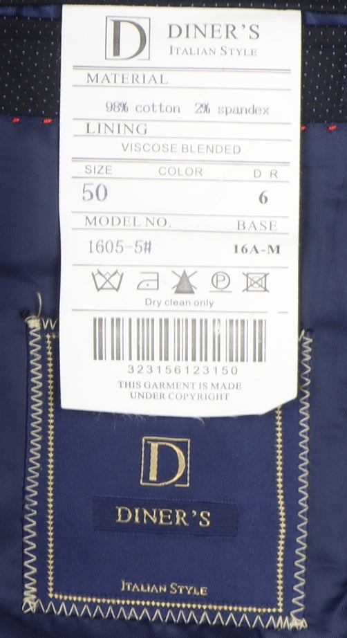 Diner's Men's Blue Blazer Size 40 Regular Fit