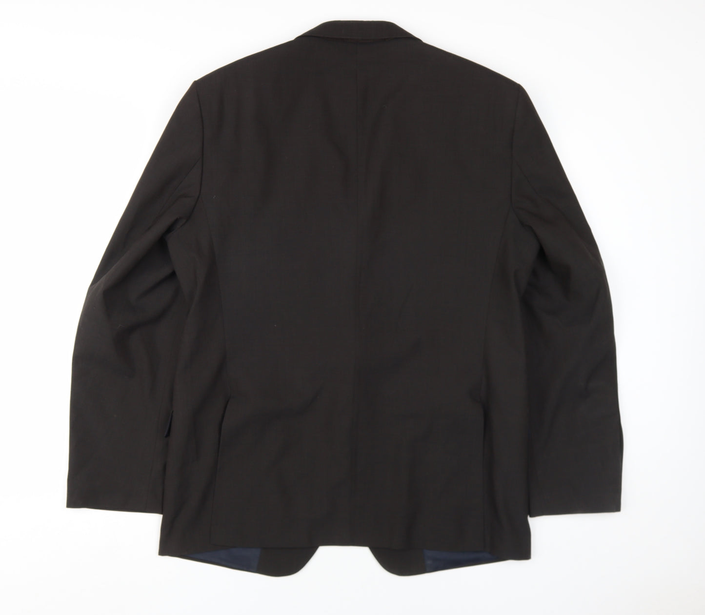 Marks and Spencer Men's Brown Blazer 42R, Two-Button, Single-Vent