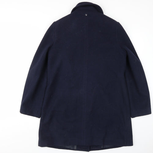Isle Women's Blue Overcoat Size 12 Regular Fit